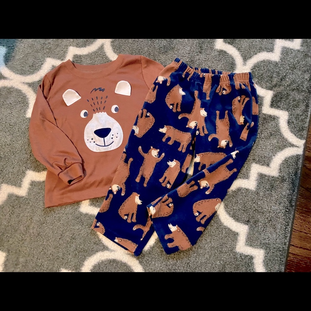 Bear Pajamas with Fleece Pants